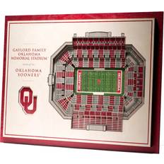 YouTheFan Oklahoma Sooners 3D Wall Art