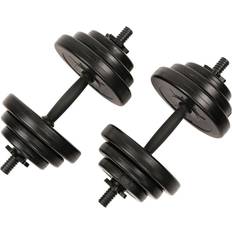 Sunny Health & Fitness Vinyl Dumbbell Set 2x18kg