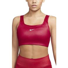 Nike Red Bras Nike Dri-Fit Swoosh Sports Bra Women - Mystic Hibiscus/White