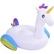 Northlight 7' Inflatable Rainbow Unicorn Jumbo Pool Float