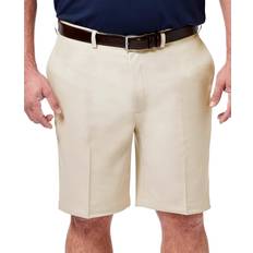 Haggar Big & Tall Cool 18 PRO Classic-Fit Stretch Flat-Front 9.5" Shorts - String