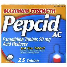 Pepcid AC Maximum Strength 20 mg 25 Tablets