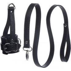 XR Brands Ball Stretcher W/Leash Black