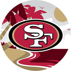 Fan Creations San Francisco 49ers Landscape Circle Sign Board