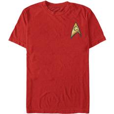 Fifth Sun Star Trek Operations Starfleet Badge T-shirt - Red