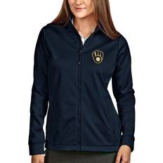 Antigua Milwaukee Brewers Full-Zip Golf Jacket W