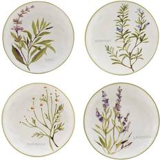 Certified International Fresh Herbs Salad Dish 4pcs