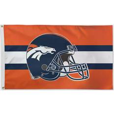 WinCraft Denver Broncos Single-Sided Deluxe Helmet Flag