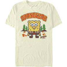 Fifth Sun SpongeBob SquarePants Sponge on the Run Happy Camper T-shirt - Beige