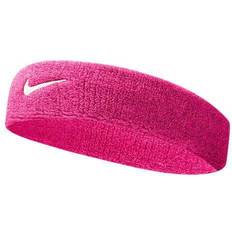 Men - Pink Headbands Nike Swoosh Headband Unisex - Pink