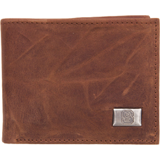 Eagles Wings NC State Wolfpack Bi Fold Wallet - Brown