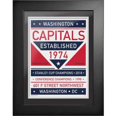 Mustang Washington Capitals Dual Tone Framed Artwork