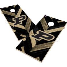 Victory Tailgate Purdue Boilermakers Herringbone Design Cornhole Set