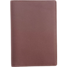 Credit Card Slots Passport Covers Royce RFID-Blocking Leather Passport Case - Brown