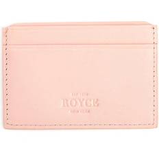 Royce RFID-Blocking Executive Slim Credit Card Case - Light Pink