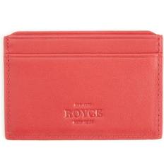 Royce RFID-Blocking Executive Slim Credit Card Case - Red