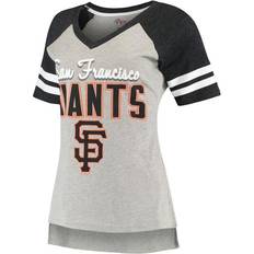 G-III 4Her by Carl Banks San Francisco Giants Goal Line Raglan V-Neck T-Shirt W