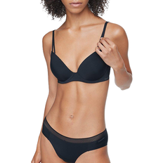 Calvin Klein Seductive Comfort Light Lift Demi Bra - Black