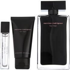 Narciso Rodriguez Women Gift Boxes Narciso Rodriguez For Her Gift Set EdT 100ml + Body Lotion 50ml + Shower Gel 50ml
