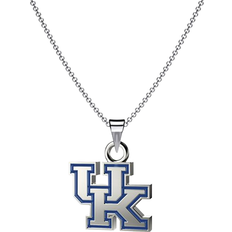 Dayna Designs University of Kentucky Pendant Necklace - Silver/Blue