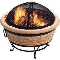 Teamson Home Outdoor Fire Pit with Base 27"