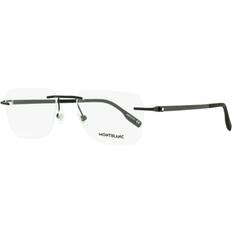 Montblanc MB 0185O 001, including lenses, RECTANGLE Glasses, MALE