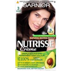 Garnier Nutrisse Darkest Brown Permanent Hair Dye