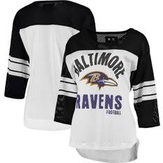 G-III 4Her by Carl Banks Baltimore Ravens First Team Three-Quarter Sleeve Mesh T-Shirt W