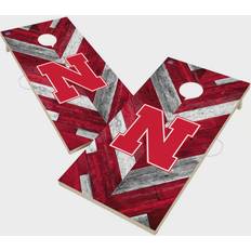 Victory Tailgate Nebraska Huskers Herringbone Design Cornhole Set