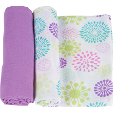 Miraclebaby Colorful Bursts MiracleWare Muslin Swaddle 2-Pack