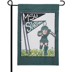 Magnolia Lane Michigan State Spartans Mascot Double-Sided Garden Flag