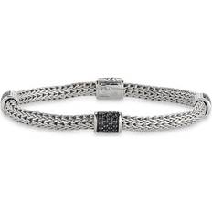 John Hardy Classic Chain Bracelet - Silver/Black