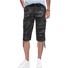 XRay Belted Cargo Shorts - Black Camo