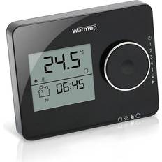 Warmup Black Tempo Underfloor Heating Thermostat