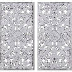 Madison Park Botanical 2pcs Wall Decor 40.1x1.5cm