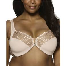 Felina Angie Front Close Minimizer Bra - Warm Neutral