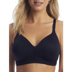 Vanity Fair Beyond Comfort Full Coverage Wireless Bra - Midnight Black