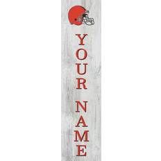 Fan Creations Cleveland Browns Personalized Welcome Leaner Sign