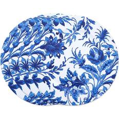 Saro Lifestyle French Style Floral Print Dinner Plate 35.56cm 4pcs