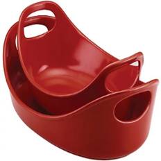 Red - Stoneware Oven Dishes Rachael Ray - Oven Dish 2pcs