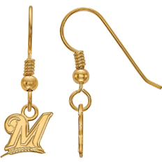 LogoArt Milwaukee Brewers Dangle Earrings - Gold