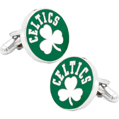 Cufflinks Inc Retro Boston Celtics Cufflinks - Silver/Green/White