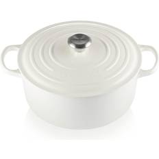 Le Creuset White Signature Round with lid 6.86 L 29.21 cm