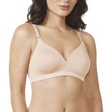 Warner's Cloud 9 Full-Coverage Wireless Contour Bra - Sandshell