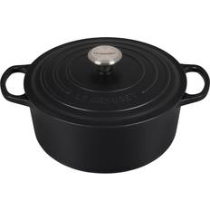 Le Creuset Licorice Signature Round with lid 5.2 L 27.94 cm