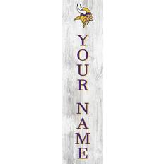 Fan Creations Minnesota Vikings Personalized Welcome Leaner Sign