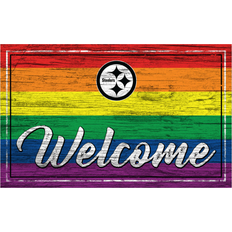 Fan Creations Pittsburgh Steelers Welcome Pride Sign