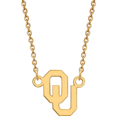 LogoArt Oklahoma Small Pendant Necklace - Gold