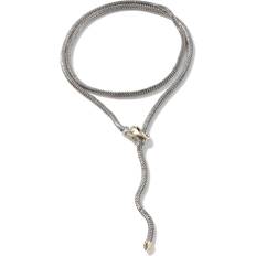 John Hardy Classic Chain Asli Transformable Lariat Necklace 46" - Silver/Gold
