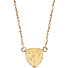 LogoArt Florida Panthers Small Pend Necklace - Gold